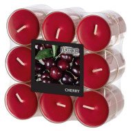 Lot de 18 Bougies chauffe-plats parfumées Cerise Ø 38mm H: 24mm - CASADECO Lot de 18 Bougies chauffe-plats parfumées Cerise Ø 38mm H: 24mm - CASADECO