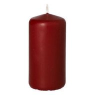 Bougie cylindrique en rouge cerise Ø 50mm H: 100mm - CASADECO Bougie cylindrique en rouge cerise Ø 50mm H: 100mm - CASADECO
