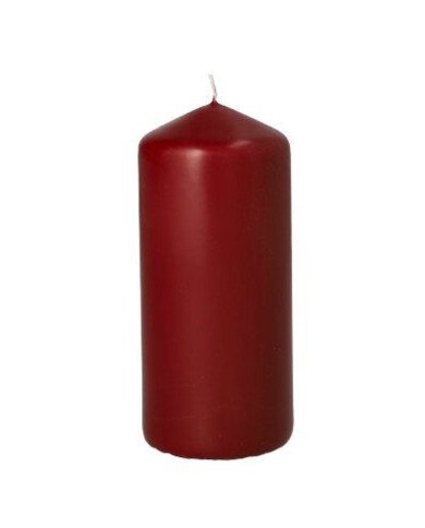 Bougie cylindrique en rouge cerise Ø 60mm H: 130mm - CASADECO Bougie cylindrique en rouge cerise Ø 60mm H: 130mm - CASADECO
