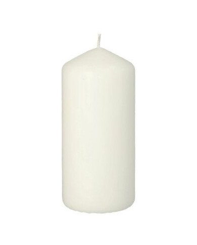 Bougie cylindrique en blanc Ø 60mm H: 130mm - CASADECO Bougie cylindrique en blanc Ø 60mm H: 130mm - CASADECO