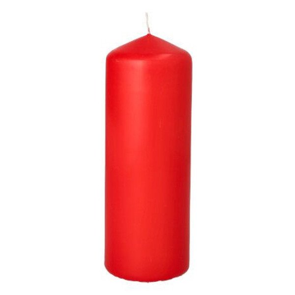 Bougie cylindrique en rouge Ø 60mm H: 165mm - CASADECO Bougie cylindrique en rouge Ø 60mm H: 165mm - CASADECO