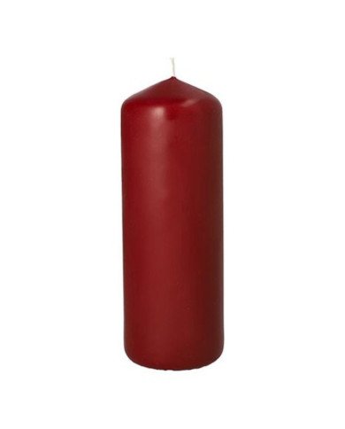 Bougie cylindrique en rouge cerise Ø 60mm H: 165mm - CASADECO Bougie cylindrique en rouge cerise Ø 60mm H: 165mm - CASADECO