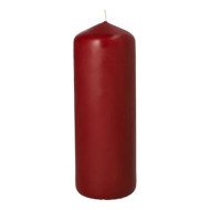 Bougie cylindrique en rouge cerise Ø 60mm H: 165mm - CASADECO Bougie cylindrique en rouge cerise Ø 60mm H: 165mm - CASADECO