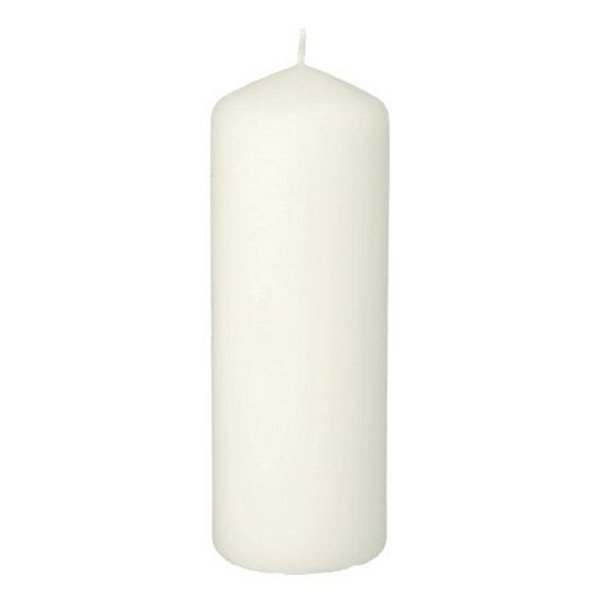 Bougie cylindrique en blanc Ø 60mm H: 165mm - CASADECO Bougie cylindrique en blanc Ø 60mm H: 165mm - CASADECO