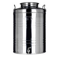 Citerne Inox 100 litres pour huile d'olive avec robinet - MINOX Citerne Inox 100 litres pour huile d'olive avec robinet - MINOX