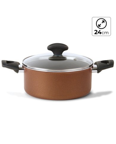 Faitout Ø 24cm avec couvercle Reale - TVS