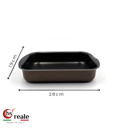 Plat à four rectangulaire 25cm x 18cm Reale - TVS Plat à four rectangulaire 25cm x 18cm Reale - TVS