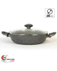 Mijoteuse Ø 28cm avec couvercle en verre Mineralia - TVS