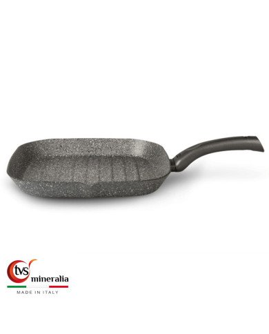Grill carrée 28cm x 28cm avec thermospot Mineralia - TVS Grill carrée 28cm x 28cm avec thermospot Mineralia - TVS