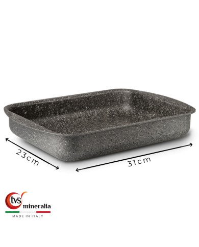Plat à four rectangulaire 23cm x 31cm Mineralia - TVS Plat à four rectangulaire 23cm x 31cm Mineralia - TVS