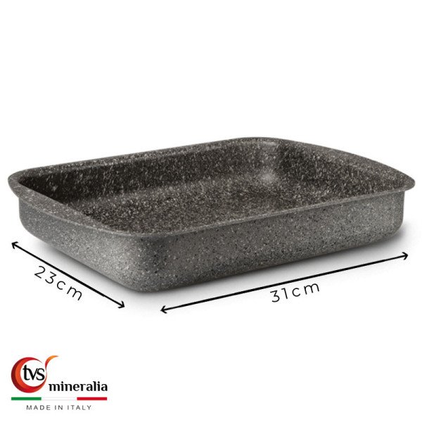 Plat à four rectangulaire 23cm x 31cm Mineralia - TVS Plat à four rectangulaire 23cm x 31cm Mineralia - TVS