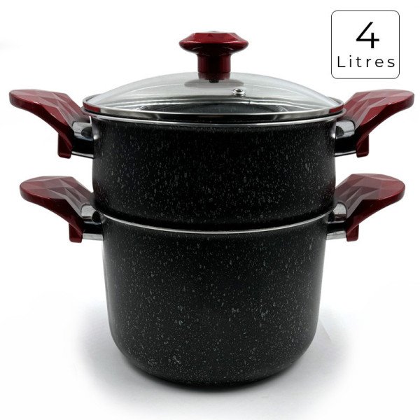 Couscoussier 4 litres Teflon - SOTUFAM Couscoussier 4 litres Teflon - SOTUFAM