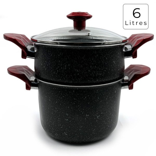 Couscoussier 6 litres Teflon - SOTUFAM Couscoussier 6 litres Teflon - SOTUFAM