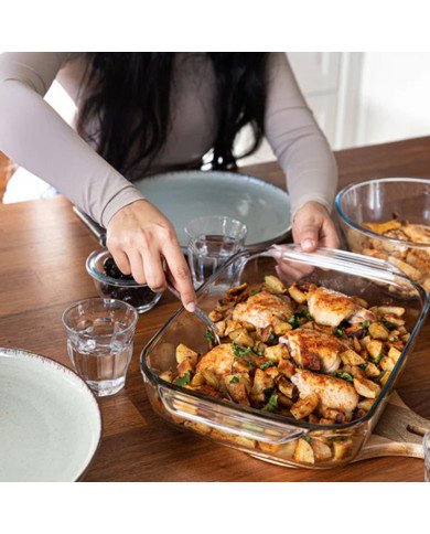 Plat à Four Rectangulaire en verre 27x17cm 1,4L Lets' Share - PYREX Plat à Four Rectangulaire en verre 27x17cm 1,4L Lets' Share - PYREX