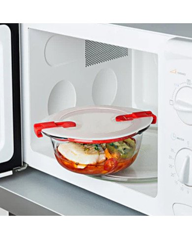 Boite de Conservation spécial micro-ondes Ø18cm 1L Cook & Heat - PYREX