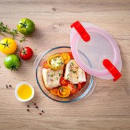 Boite de Conservation spécial micro-ondes Ø18cm 1L Cook & Heat - PYREX