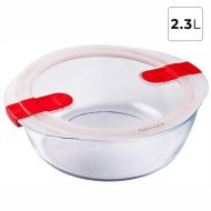 Boite de Conservation spécial micro-ondes Ø23cm 2.3L Cook & Heat - PYREX