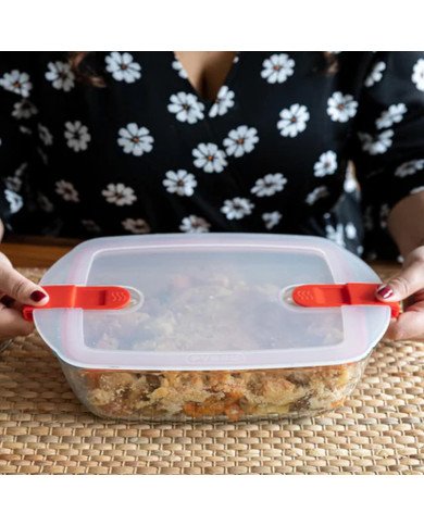 Boite de Conservation spécial micro-ondes 23x15cm 1.2L Cook & Heat Boite de Conservation spécial micro-ondes 23x15cm 1.2L Cook & Heat