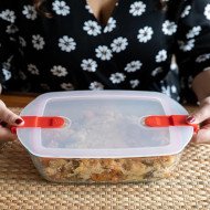 Boite de Conservation spécial micro-ondes 23x15cm 1.2L Cook & Heat