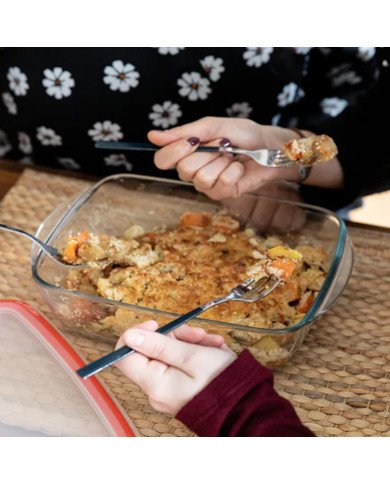 Boite de Conservation spécial micro-ondes 20x17cm 1L Cook & Heat - PYR Boite de Conservation spécial micro-ondes 20x17cm 1L Cook & Heat - PYR