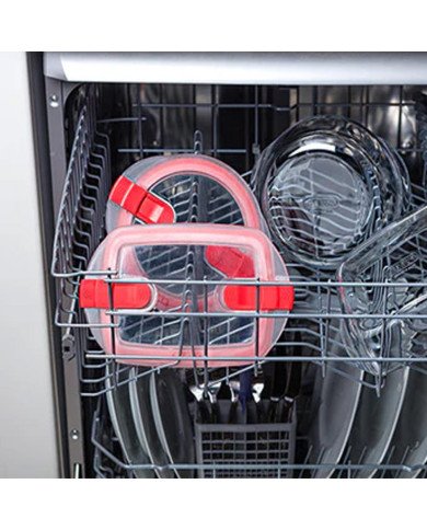 Boite de Conservation spécial micro-ondes 20x17cm 1L Cook & Heat - PYR Boite de Conservation spécial micro-ondes 20x17cm 1L Cook & Heat - PYR