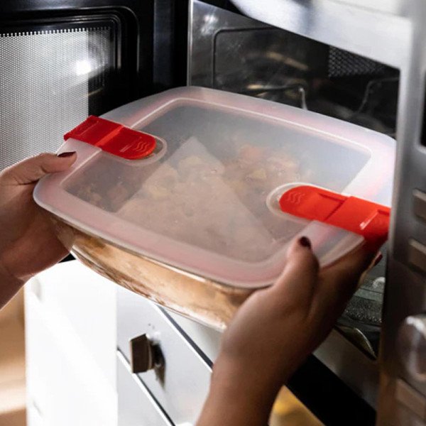 Boite de Conservation spécial micro-ondes 20x17cm 1L Cook & Heat - PYR Boite de Conservation spécial micro-ondes 20x17cm 1L Cook & Heat - PYR