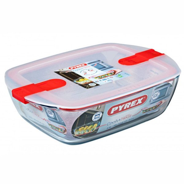 Boite de Conservation spécial micro-ondes 20x17cm 1L Cook & Heat - PYR