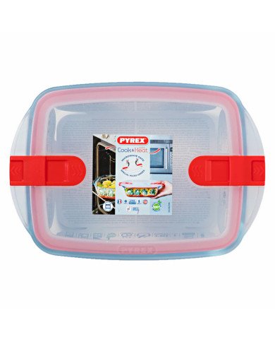 Boite de Conservation spécial micro-ondes 20x17cm 1L Cook & Heat - PYR Boite de Conservation spécial micro-ondes 20x17cm 1L Cook & Heat - PYR