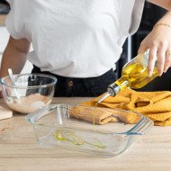 Plat à Four Rectangulaire en verre 31x20cm 2L Lets' Share - PYREX