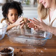 Plat à Four Rectangulaire en verre 31x20cm 2L Lets' Share - PYREX