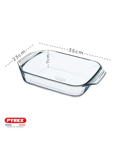 Plat à Four Rectangulaire en verre 35x23cm 3L Irresistible - PYREX Plat à Four Rectangulaire en verre 35x23cm 3L Irresistible - PYREX