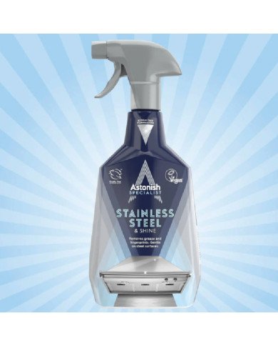 Nettoyant et polisseur pour Acier inoxydable 750ml - ASTONISH Nettoyant et polisseur pour Acier inoxydable 750ml - ASTONISH