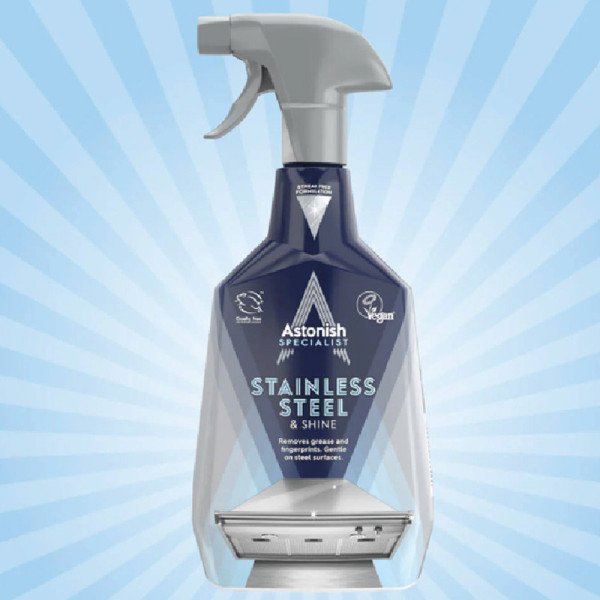 Nettoyant et polisseur pour Acier inoxydable 750ml - ASTONISH Nettoyant et polisseur pour Acier inoxydable 750ml - ASTONISH