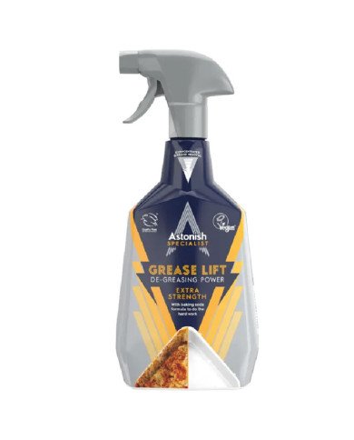 Nettoyant spécialisé pour graisse, saleté et aliments brûlés 750ml - ASTONISH Nettoyant spécialisé pour graisse, saleté et aliments brûlés 750ml - ASTONISH
