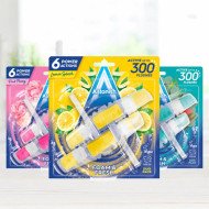 Pack duo blocs de toilette moussants au rose pivoine 2x40gr Foam & Fre