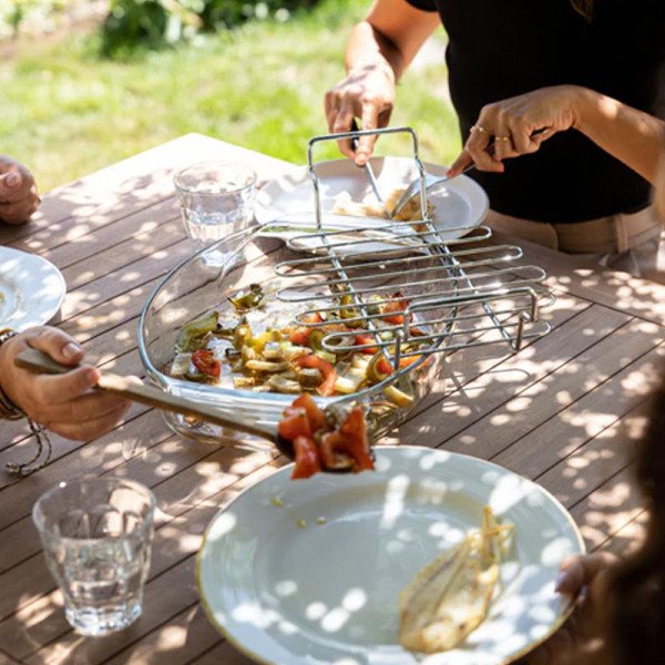 Plat à Four Ovale en verre 38x27cm 4L + Grille de cuisson Irresistible