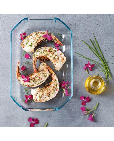 Plat à Four et à servir Rectangulaire en verre 27x18cm 2L Inspiration Plat à Four et à servir Rectangulaire en verre 27x18cm 2L Inspiration