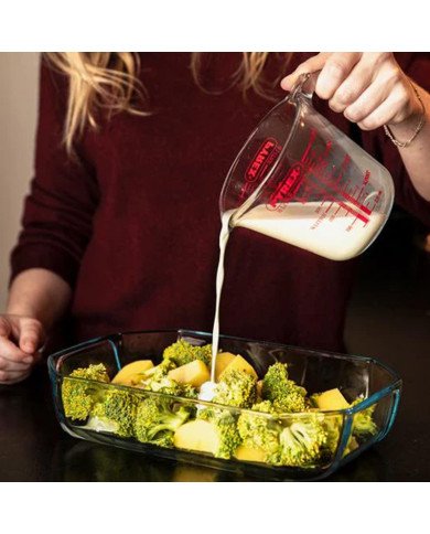 Plat à Four et à servir Rectangulaire en verre 33x22cm 3.2L Inspiratio Plat à Four et à servir Rectangulaire en verre 33x22cm 3.2L Inspiratio