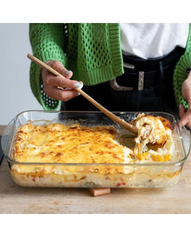 Plat à Four Rectangulaire en verre Spécial Lasagne 20x27cm 4.7L Iconic Plat à Four Rectangulaire en verre Spécial Lasagne 20x27cm 4.7L Iconic