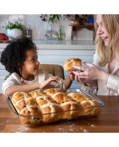 Plat à Four Rectangulaire en verre Spécial Lasagne 20x27cm 4.7L Iconic Plat à Four Rectangulaire en verre Spécial Lasagne 20x27cm 4.7L Iconic