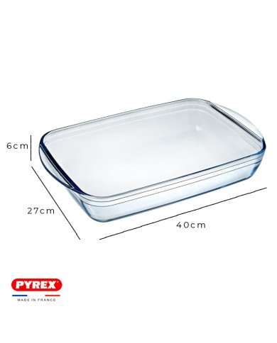Plat à Four Rectangulaire en verre Spécial Lasagne 20x27cm 4.7L Iconic Plat à Four Rectangulaire en verre Spécial Lasagne 20x27cm 4.7L Iconic