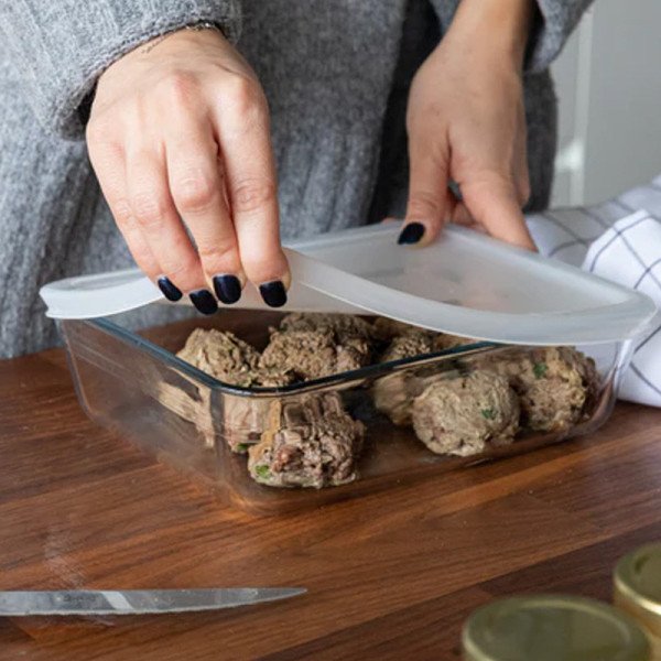 Boite de Conservation Plat à Four Rectangulaire en verre avec Couvercl Boite de Conservation Plat à Four Rectangulaire en verre avec Couvercl