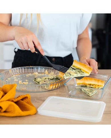 Boite de Conservation Plat à Four Rectangulaire en verre avec Couvercl Boite de Conservation Plat à Four Rectangulaire en verre avec Couvercl