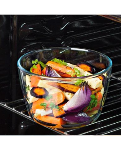 Boite de Conservation Plat à Four en verre avec Couvercle Ø 15cm 1.1L Boite de Conservation Plat à Four en verre avec Couvercle Ø 15cm 1.1L