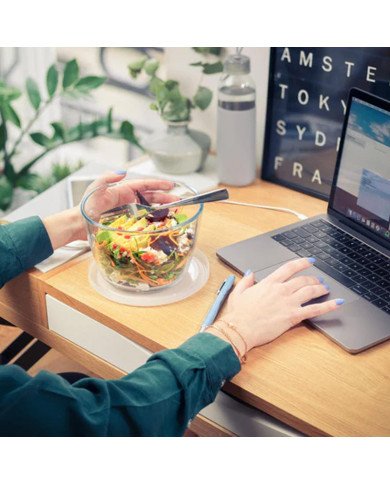 Boite de Conservation Plat à Four en verre avec Couvercle Ø 15cm 1.1L Boite de Conservation Plat à Four en verre avec Couvercle Ø 15cm 1.1L