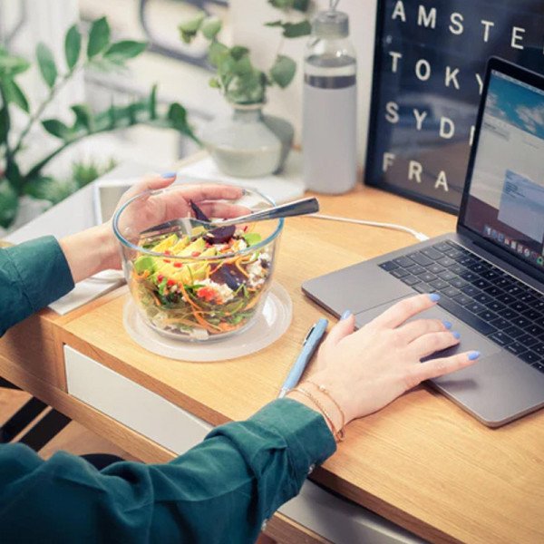 Boite de Conservation Plat à Four en verre avec Couvercle Ø 17cm 1.6L