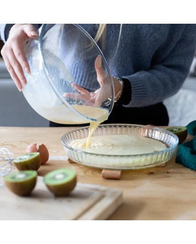 Moule à Tarte en verre Ø 28cm 1,6L Cook & Enjoy - PYREX Moule à Tarte en verre Ø 28cm 1,6L Cook & Enjoy - PYREX