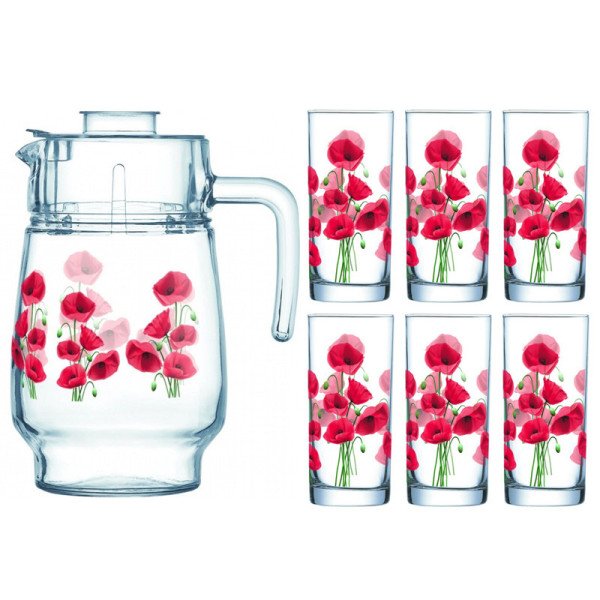 Service à Eau 7 pièces Hypnosis - LUMINARC Service à Eau 7 pièces Hypnosis - LUMINARC