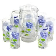 Service à Eau 7 pièces Hortensia Blue - LUMINARC