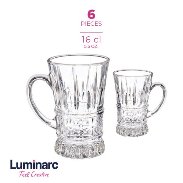 Coffret de 6 Verres à Thé 16cl Prestige - LUMINARC